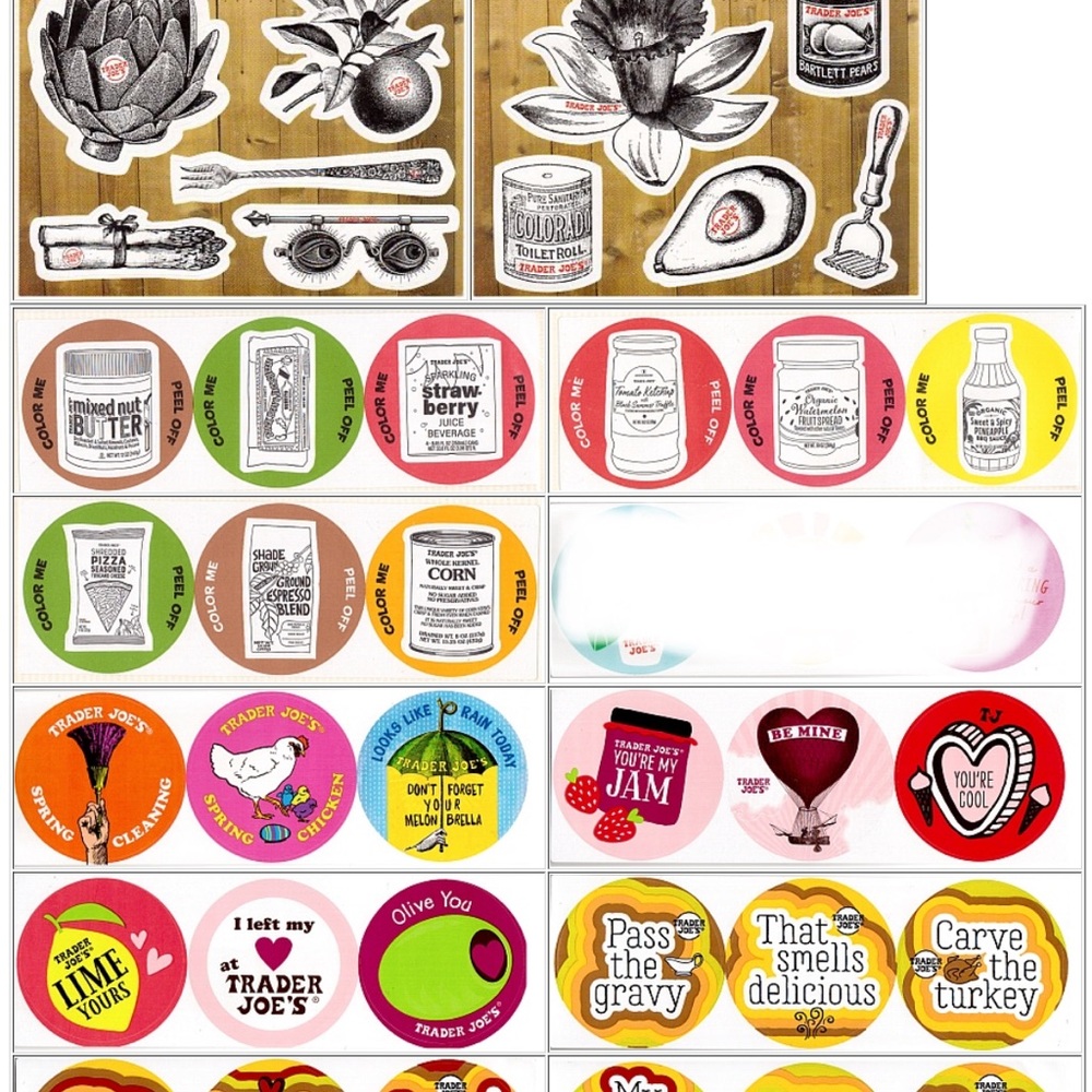 Looking for Trader Joe’s Stickers